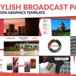پروژه پریمیر با موزیک رزولوشن 4K اعلام برنامه تلویزیون Clean TV - Stylish Broadcast Pack