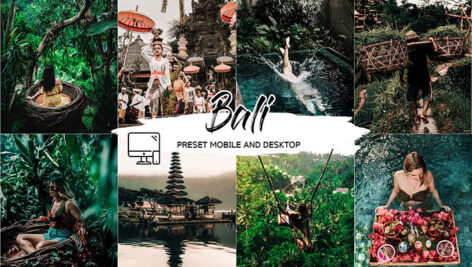 پریست لایت روم حرفه ای موبایل و دسکتاپ تم بالی Bali Lightroom Presets