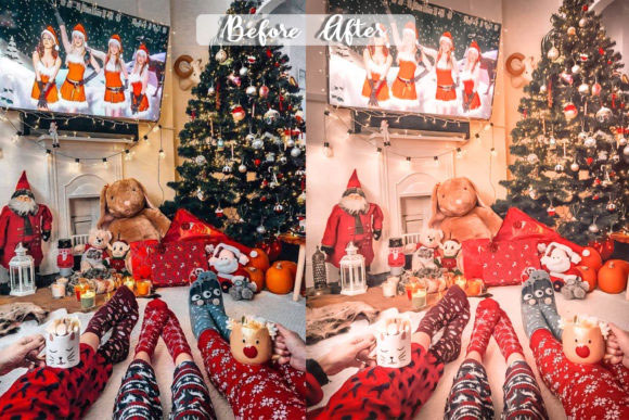 پریست لایت روم دسکتاپ و موبایل تم بهترین کریسمس Best Christmas Ever Lightroom Presets Graphic