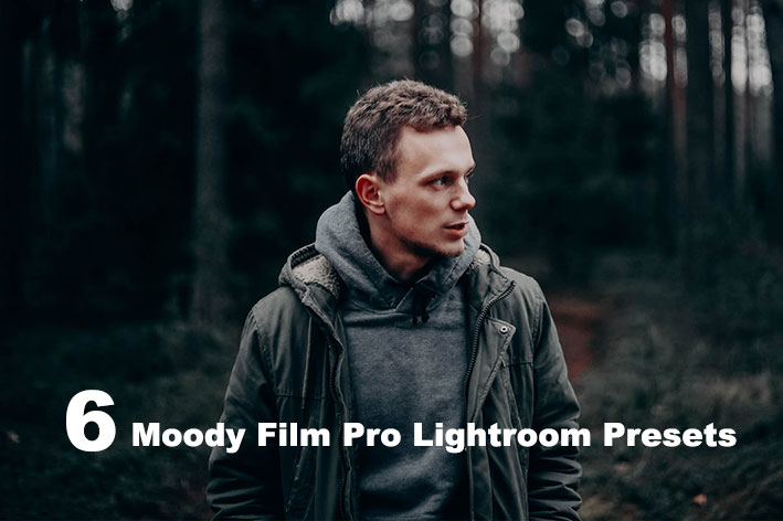 12 پریست رنگی لایت روم دسکتاپ و موبایل تم سینماتیک Moody Film Pro Lightroom Presets