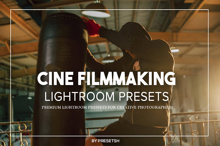 14 پریست لایت روم حرفه ای رنگ سینمایی Cine Filmmaking Lightroom Presets