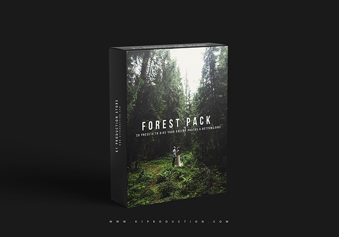 20 پریست حرفه ای لایت روم تم جنگل سبز K1 Forest Pack Presets