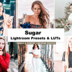 20 پریست لایت روم و پریست کمرا راو و لات رنگی تم شکر Sugar Lightroom Presets & LUTs