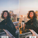 30 پریست حرفه ای لایت روم تم طلایی GOLDEN HOUR Lightroom Preset