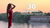 30 پریست لایت روم حرفه ای تم تابستان Midsummer Lightroom Presets