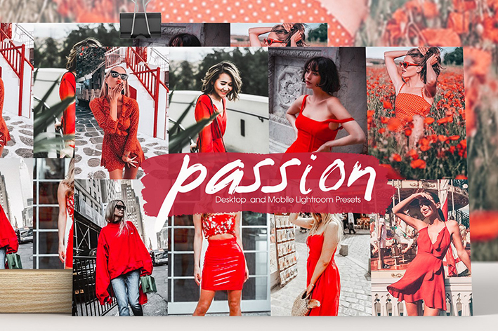 36 پریست لایت روم حرفه ای مدلینگ و فشن Passion Lightroom Presets