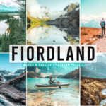 40 پریست لایت روم و پریست کمرا راو و اکشن فتوشاپ Fiordland Pro Lightroom Presets