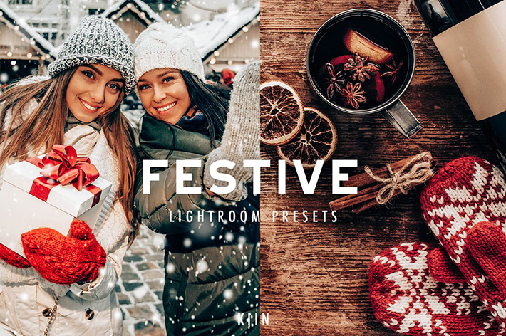 15 پریست لایتروم کریسمس عکاسی سال نو FESTIVE CHRISTMAS LIGHTROOM PRESETS
