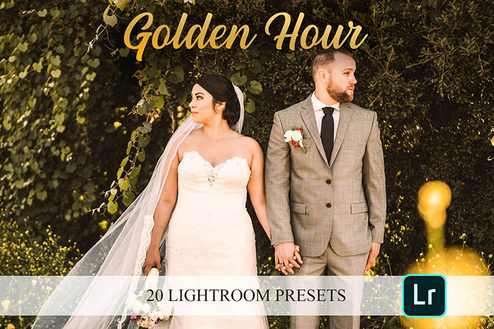 20 افکت رنگی لایت روم تم ساعت طلایی Golden Hour Lightroom Presets