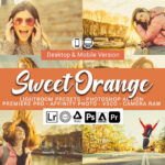 20 پریست لایت روم رنگی و اکشن و لات رنگی فتوشاپ Sweet Orange Lightroom Presets