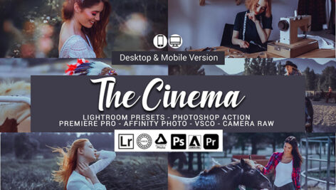 20 پریست لایت روم سینمایی و اکشن و لات رنگی فتوشاپ Cinema Lightroom Presets