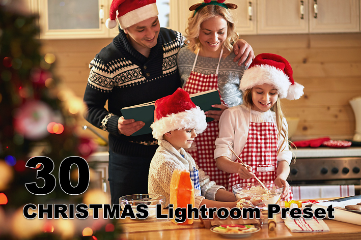 30 پریست لایت روم و پریست کمرا راو تم کریسمس CHRISTMAS Lightroom Preset