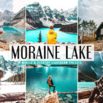 40 پریست لایت روم و کمرا راو و اکشن فتوشاپ تم دریاچه مورین Moraine Lake Lightroom Presets