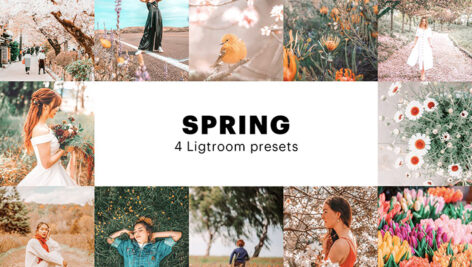 8 پریست لایت روم بهار دسکتاپ و موبایل Spring Lightroom Presets