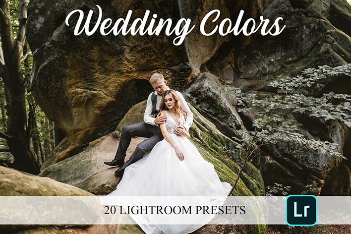 پریست لایت روم و براش لایت روم عروسی Wedding Colors Lightroom Presets