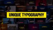 32 تایتل آماده پریمیر پرو 2021 فوق حرفه ای Unique Typography