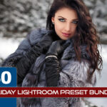 40 پریست آماده لایت روم حرفه ای زمستان Holiday Lightroom Preset Bundle