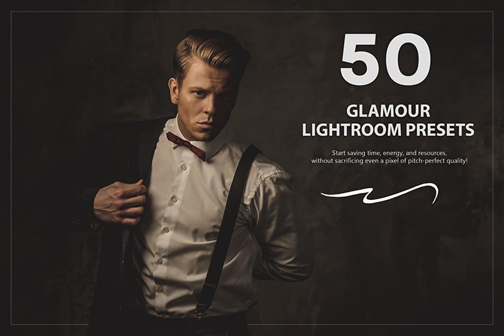50 پریست لایت روم حرفه ای تم فریبنده Glamour Lightroom Presets