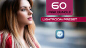 60 پریست رنگی لایت روم حرفه ای تم صورتی Pink Lightroom Preset Bundle