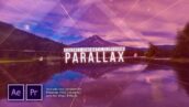 پروژه پریمیر اسلایدشو با موزیک پارالاکس مربع Squares Cinematic Parallax Slideshow