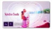 پروژه پریمیر اسلایدشو با موزیک پارالاکس ولنتاین Valentine Hearts Parallax Slideshow