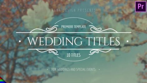 
۱۰تایتل آماده عروسی برای پریمیر پرو مدرن Elegant Wedding Titles – Premiere Pro | Mogrt