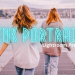 12 پریست لایت روم پرتره تم صورتی Pink Portrait Lightroom Presets