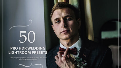 50 پریست لایت روم حرفه ای عروسی افکت اچ دی آر Pro HDR Wedding Lightroom Presets