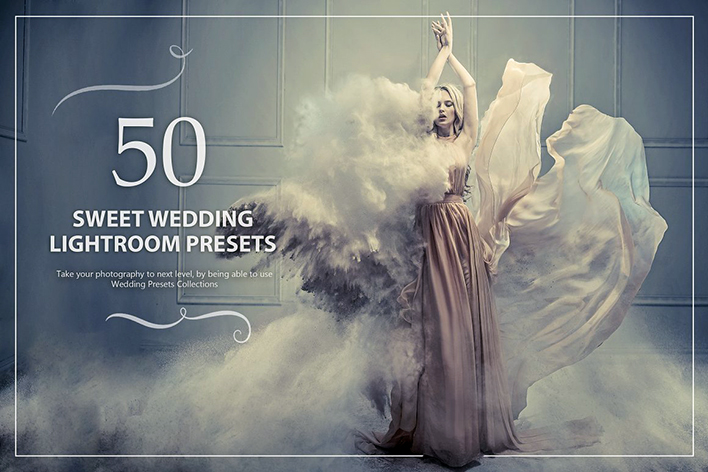 50 پریست لایت روم حرفه ای عروسی تم عروسی شیرین Sweet Wedding Lightroom Presets