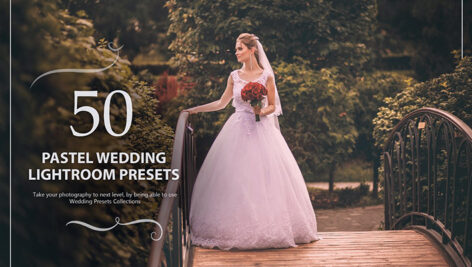 50 پریست لایت روم حرفه ای عروسی رنگ پاستلی Pastel Wedding Lightroom Presets
