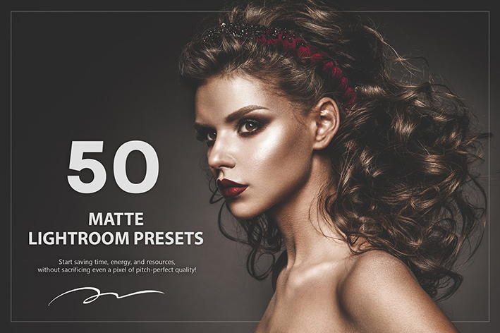 50 پریست لایت روم حرفه ای مات رنگی Matte Lightroom Presets