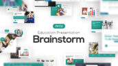 قالب آماده پاورپوینت تحصیلات دانشگاهی Brainstorm University Education Template