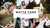 10 پریست لایت روم حرفه ای دسکتاپ تم رنگی مات Matte Tone Lightroom Presets