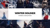 20 پریست لایت روم زمستانی و کمراراو فتوشاپ و لات رنگی Winter Soldier Lightroom Presets
