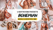 30 پریست لایت روم حرفه ای پرتره و پریست فتوشاپ Bohemian lightroom presets