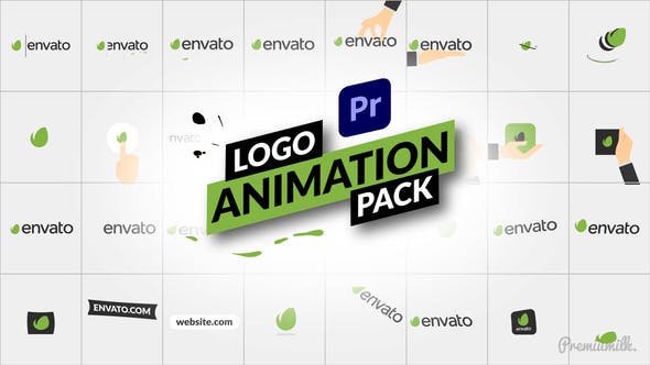 32 پروژه آماده پریمیر لوگو 2021 رزولوشن 4K حرفه ای Logo Animation Pack for Premiere Pro