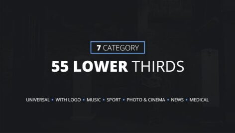 55 تایتل آماده افتر افکت حرفه ای Lower Thirds in 7 Categories
