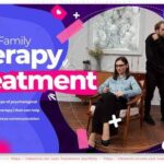 پروژه آماده افتر افکت تبلیغات مراکز روانشناسی Family Therapy Slideshow