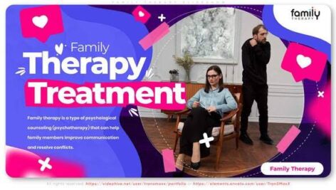 
                        پروژه آماده افتر افکت تبلیغات مراکز روانشناسی Family Therapy Slideshow