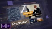 پروژه پریمیر با موزیک معرفی شرکت تم مدرن Z Time. Universal Corporate Promo