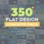 پکیج 350 سکانس پریمیر برای اینفوگرافیک Flat Design Concepts
