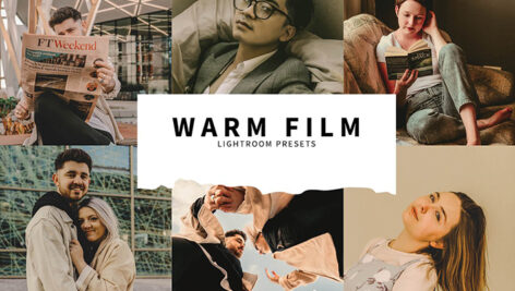10 پریست رنگی لایت روم سینمایی رنگ گرم Warm Film Lightroom Presets