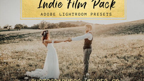 10 پریست لایت روم عروسی و پرتره سینمایی Indie Film Lightroom Presets