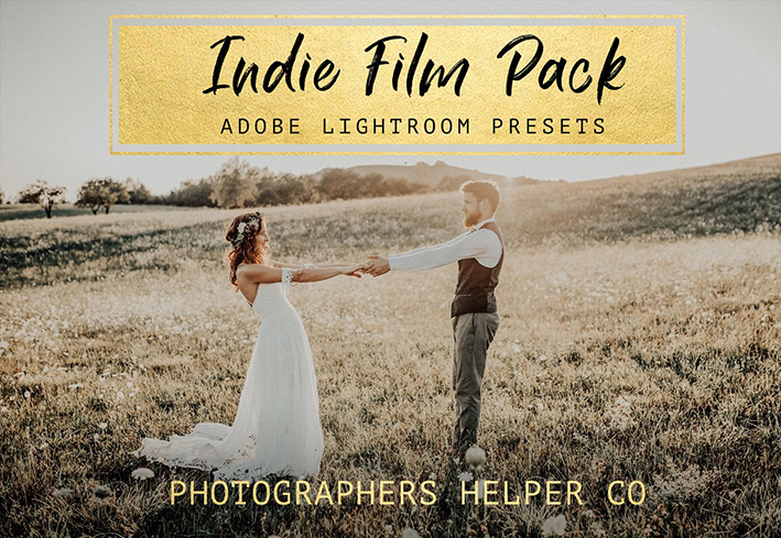 10 پریست لایت روم عروسی و پرتره سینمایی Indie Film Lightroom Presets