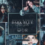 30 پریست لایت روم حرفه ای سینمایی تم آبی تیره DARK BLUE Lightroom Presets