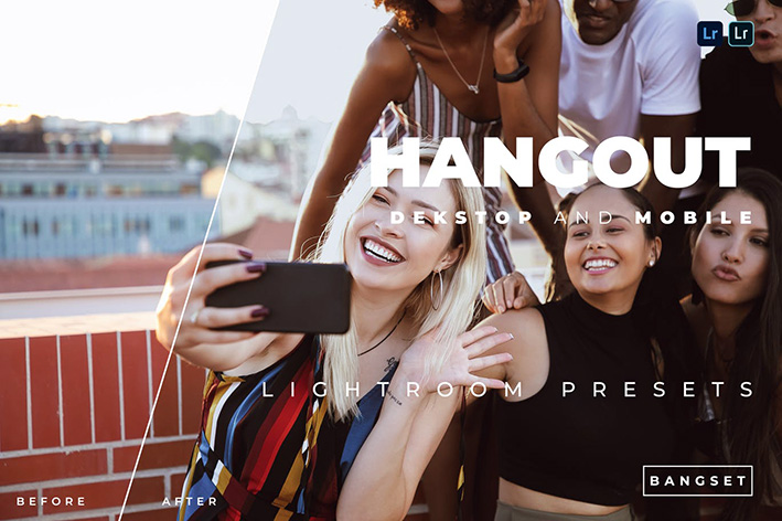 20 پریست رنگی لایت روم 2021 حرفه ای Hangout Lightroom Preset