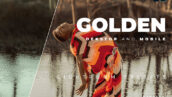 20 پریست رنگی لایت روم حرفه ای تم طلایی Golden Lightroom Preset