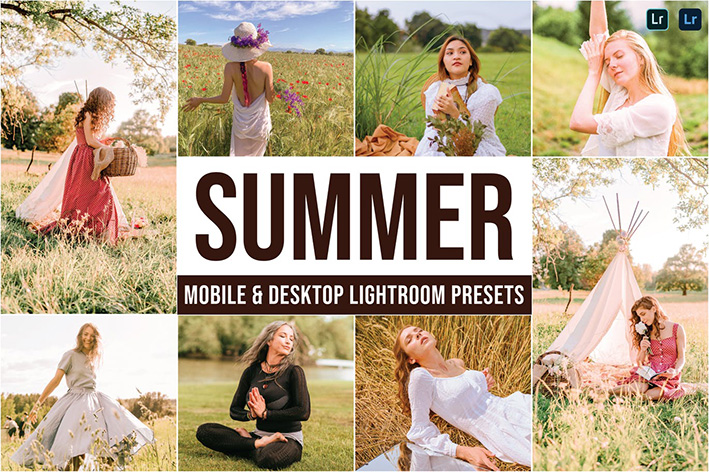 20 پریست لایت روم حرفه ای تابستان Summer Lightroom Presets