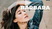 20 پریست لایت روم پرتره زیبا دسکتاپ و موبایل Barbara Lightroom Preset