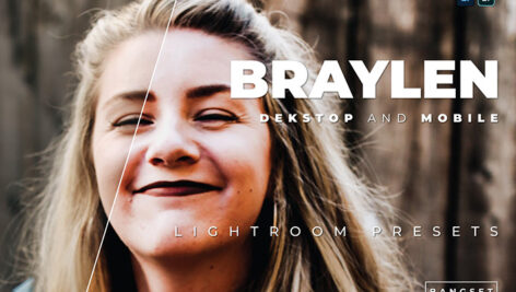20 پریست لایت روم پرتره سینمایی فوق حرفه ای Braylen Lightroom Preset